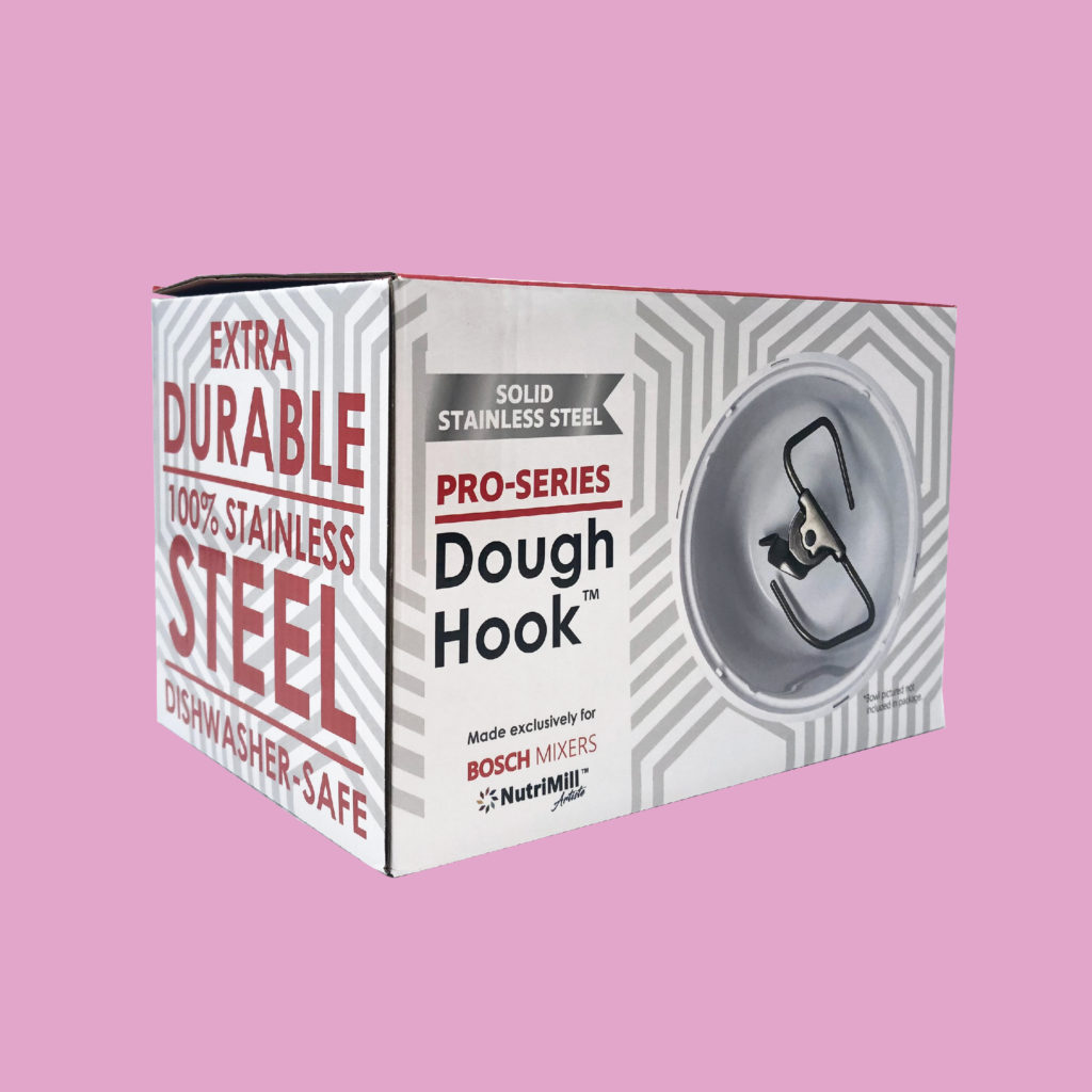 Nutrimill Stainless Steel Dough Hook